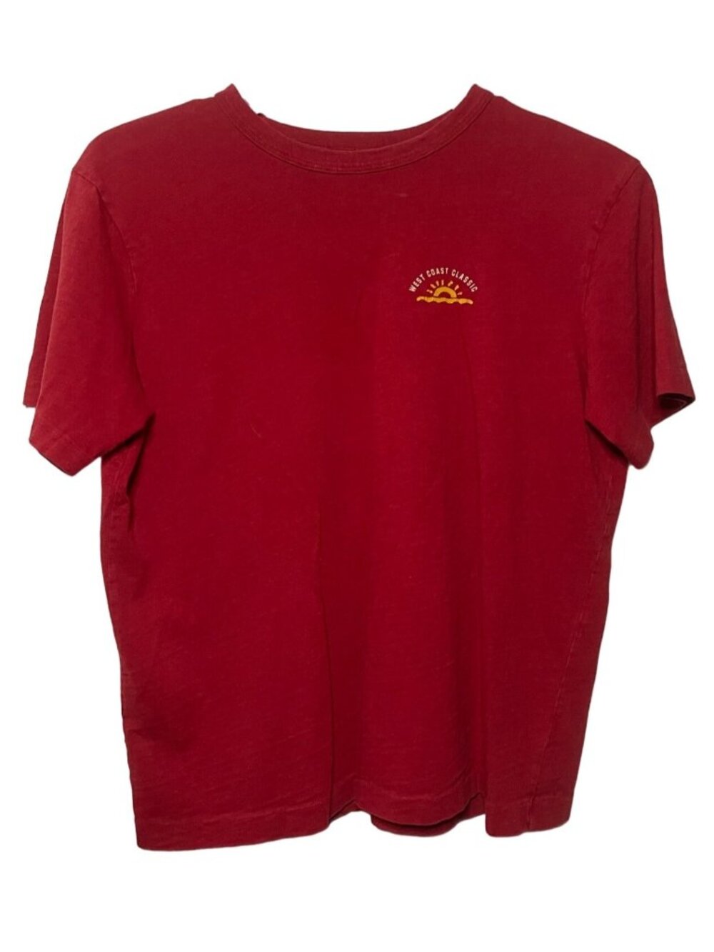 Women's vintage T-shirt Size Large Red Abercrombie & Fitch Shirt Red - Picture 10 of 11